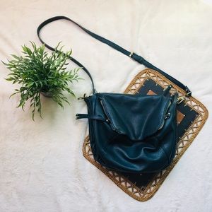 •Free People Evergreen Satchel Hobo Bag•